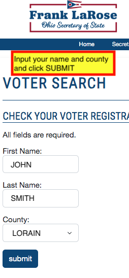 Voter Search